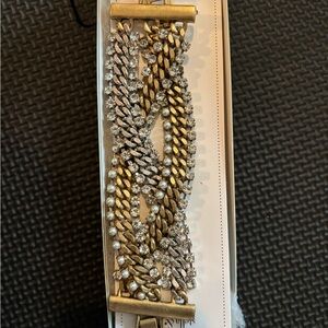 Stella & Dot Chain Braided Bracelet